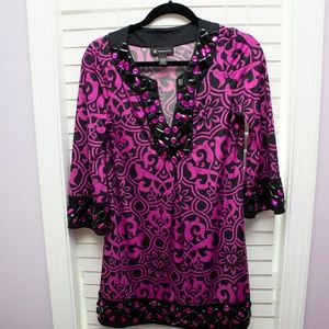 INC Blouse| Pink&Black| 32in long